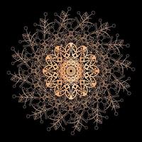 Abstract Style Indian Mandala Decoration vector