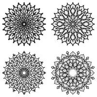 Abstract Style Indian Mandala Decoration vector