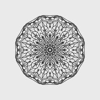 decoración de mandala indio de estilo abstracto vector