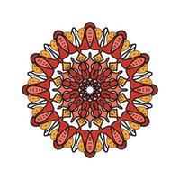 decoración de mandala indio de estilo abstracto vector