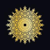 Abstract Style Indian Mandala Decoration vector