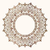 mandala ornament or flower vector
