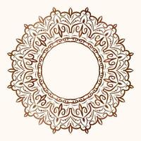 mandala ornament or flower vector