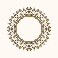 mandala ornament or flower vector