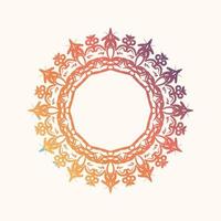 mandala ornament or flower vector