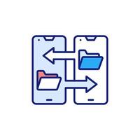 Data Sharing icon in vector. Logotype vector