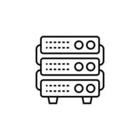 Network Storage icon in vector. Logotype vector