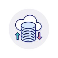 System Backup icon in vector. Logotype vector