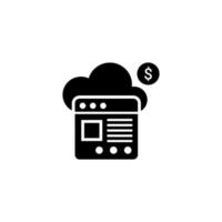 Consumption-Based Pricing Model icon in vector. Logotype vector