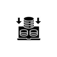 Storage Capacity icon in vector. Logotype vector
