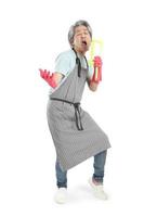 Senior Asian Housekeeper photo