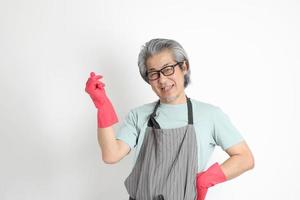 Asian Housekeeper Isolated photo