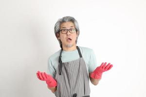 Asian Housekeeper Isolated photo