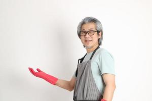 Asian Housekeeper Isolated photo