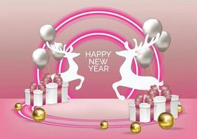 new year product display vector