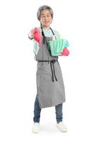 Senior Asian Housekeeper photo