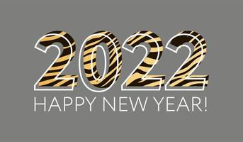Happy new year 2022 vector
