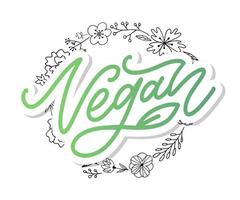 eco ir verde orgánico natural vegano vector