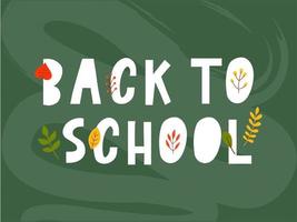 Back to School vector