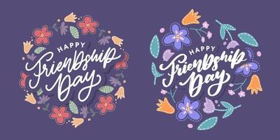 Happy Friendship Day vector