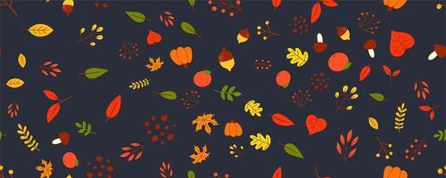 Autumn wallpaper, textile, decoration, texture, forest, print, pattern vector