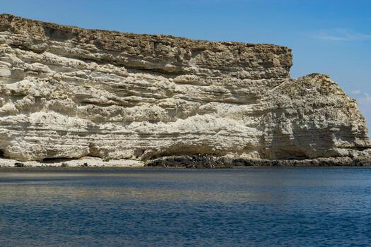 Tarkhankut Cape with beautiful rock formations photo