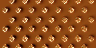 halloween pattern pumpkin pattern 3d rendering photo