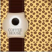 Coffee house menu template vector illustration