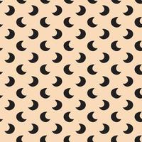 Moon seamless pattern. Happy Halloween vector