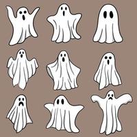 halloween ghost floating character icon 4161049 Vector Art at Vecteezy