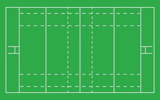 campo de rugby. vector