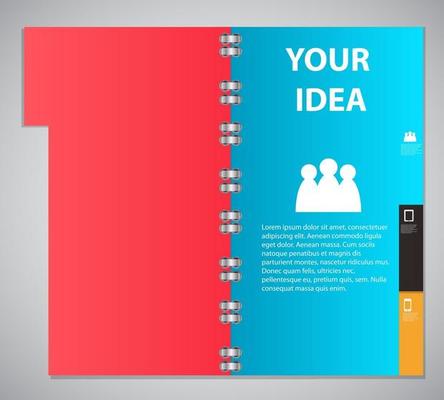 Infographic template design vector illustration