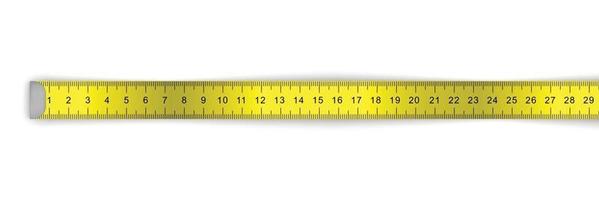 Yellow Measuring Tape For Tool Roulette Or Ruler Tape Measure