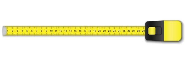 measuring ruler tape for tool roulette Template for your design vector