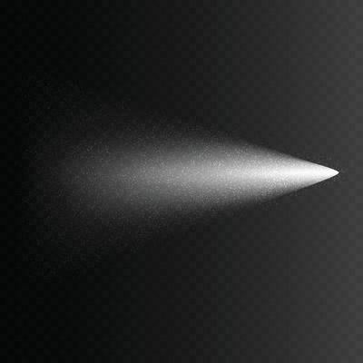 fog spray effect isolated