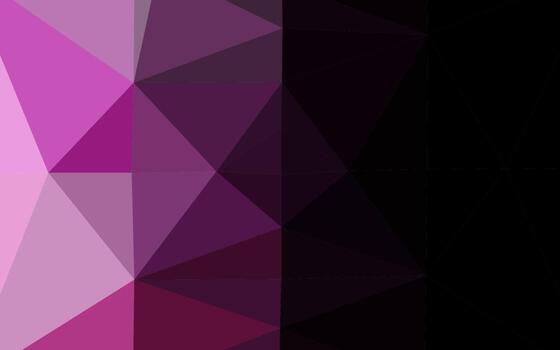 Light Pink vector shining triangular background.