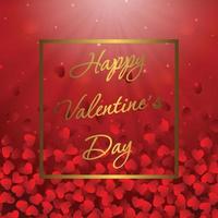 Valentines day sale background with heart pattern vector