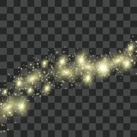 glow light effect stars bursts with sparkles vector