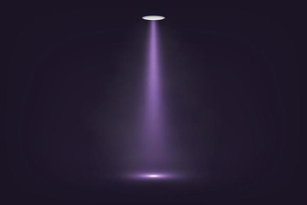 Spotlight on dark stage background Template for your design