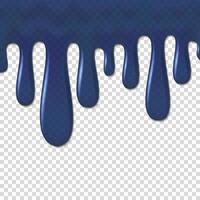 Water dripping, Blue Color Dropping Template for your design vector