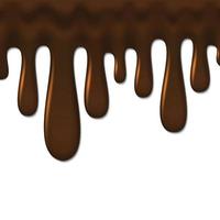 liquid chocolate background, Template for your design vector