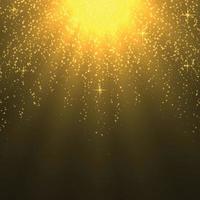 Background with warm sun rays light effect Template for your design vector