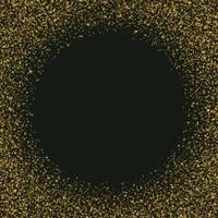 gold glitter particles background effect Template for your design vector