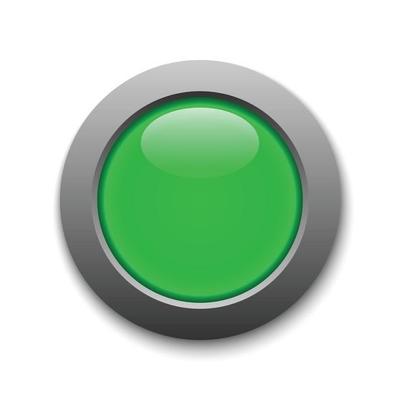Green Circle Button Template for your design