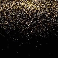 gold glitter particles background effect Template for your design vector