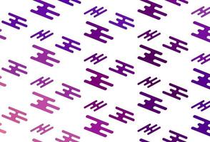 Light Purple vector texture with colorful lines.