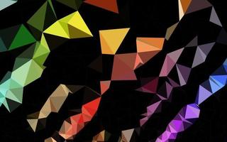 Light Multicolor, Rainbow vector polygon abstract background.