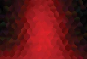 Light Red vector layout with hexagonal shapes.