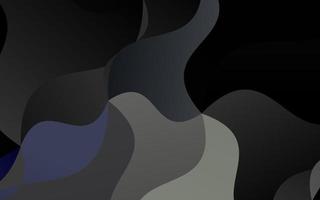 Dark Black vector background with lamp shapes.