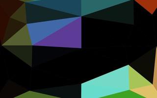 Dark Multicolor, Rainbow vector low poly texture.